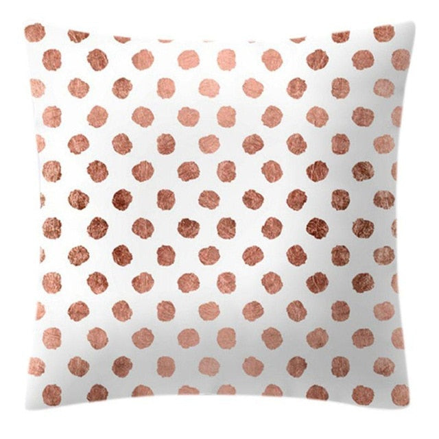 Rose Gold Lash Pillow Cover – Glitter Pineapple Vibes for Your Sofa