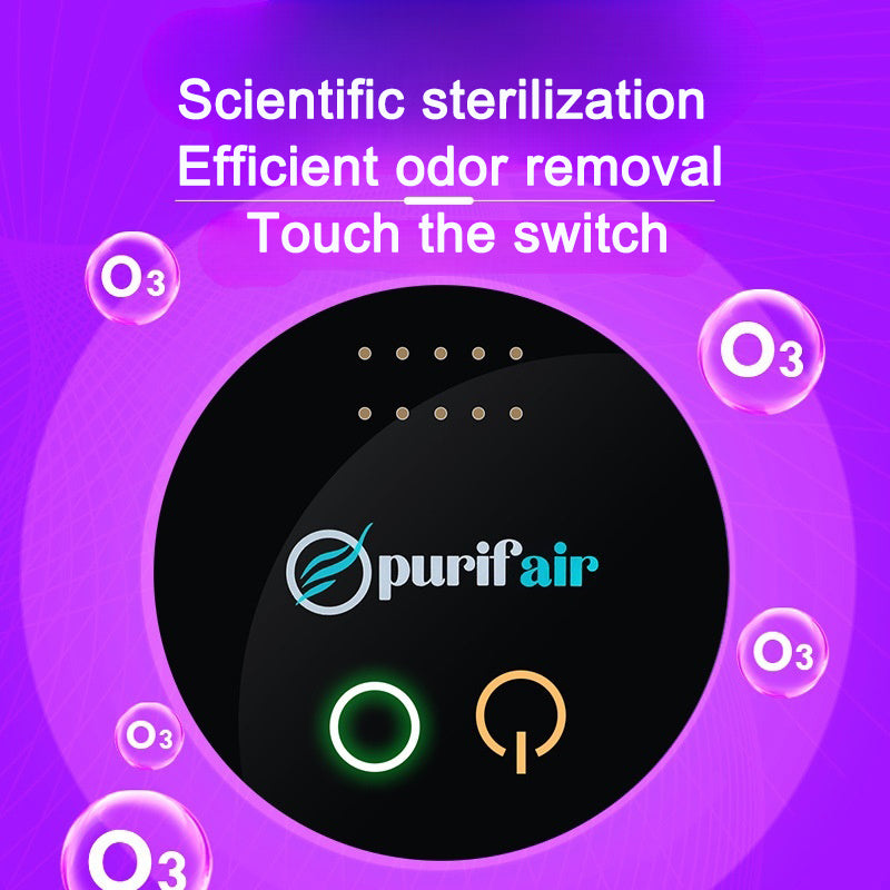 Compact USB Air Purifier – Ozone Deodorizer for Fresh, Clean Household Air