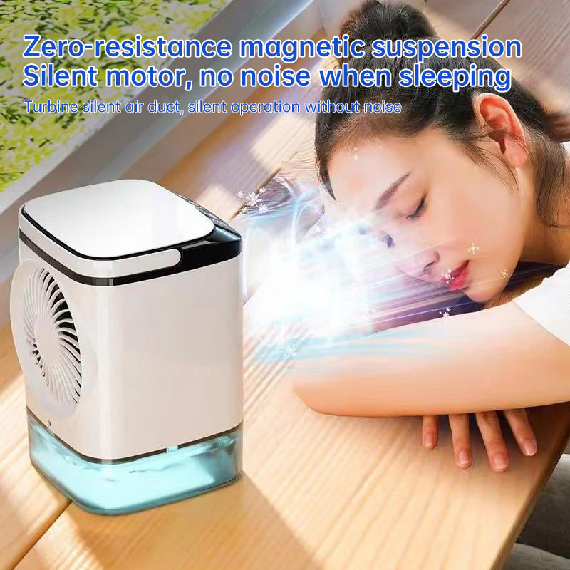 Mini Portable Air Cooler & Humidifier – 3-Speed Cool Breeze Anywhere