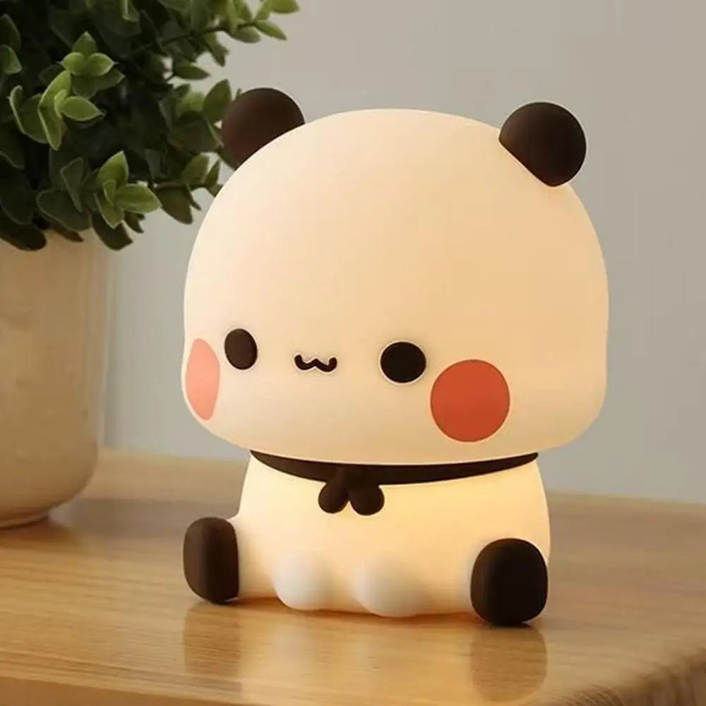 Squishy Panda Night Light – Soft Glow, 3 Dimmable Modes for Kids & Baby Rooms