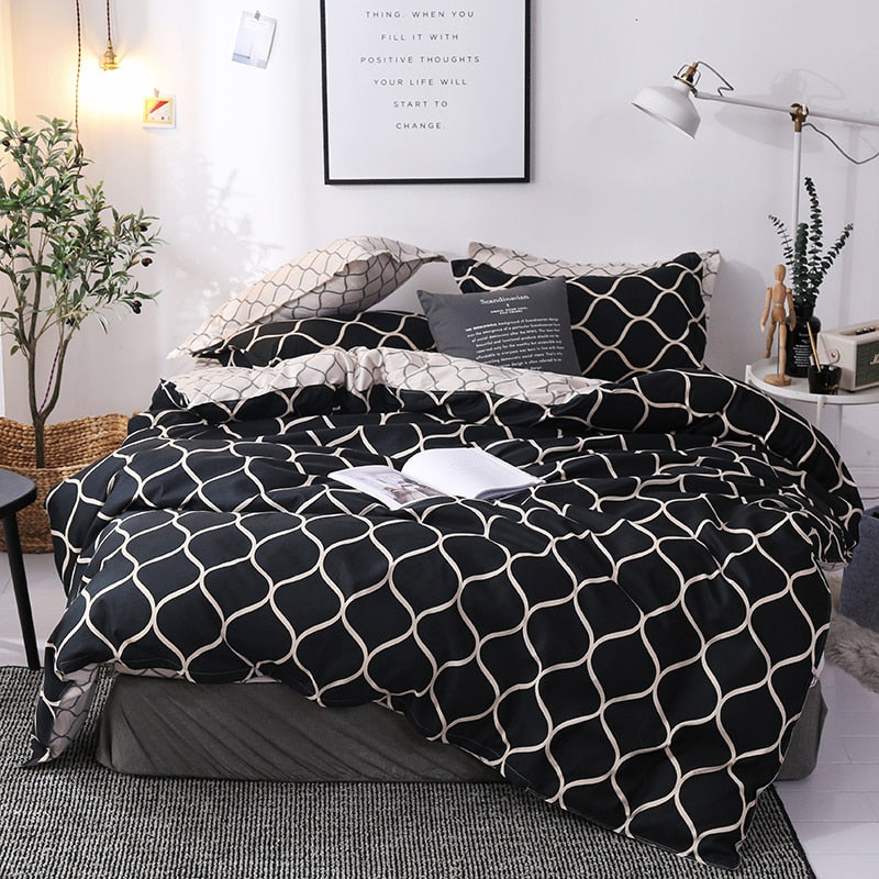 Black Marble Bedding Set – Super Soft Duvet Covers for a Luxe Sleep Vibe