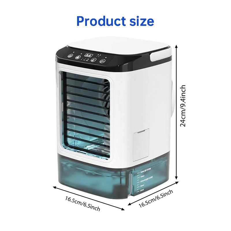 Mini Portable Air Cooler & Humidifier – 3-Speed Cool Breeze Anywhere