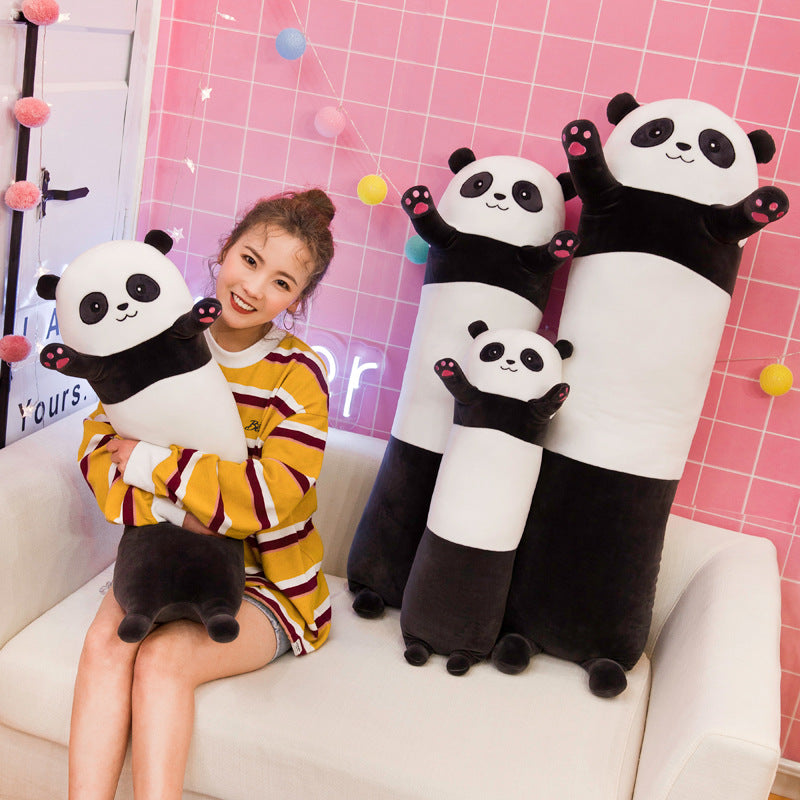 Long Panda & Koala Plush Pillows – Cuddly, Comfy, and Totally Huggable