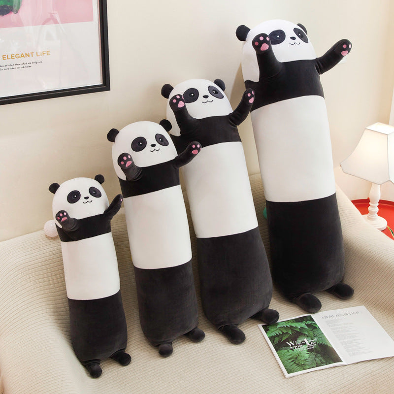 Long Panda & Koala Plush Pillows – Cuddly, Comfy, and Totally Huggable