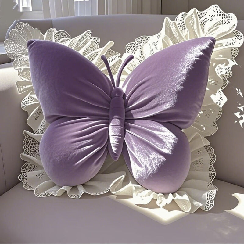 Butterfly Princess Bow Pillow – Chic Comfort for Office, Car & Home Decor