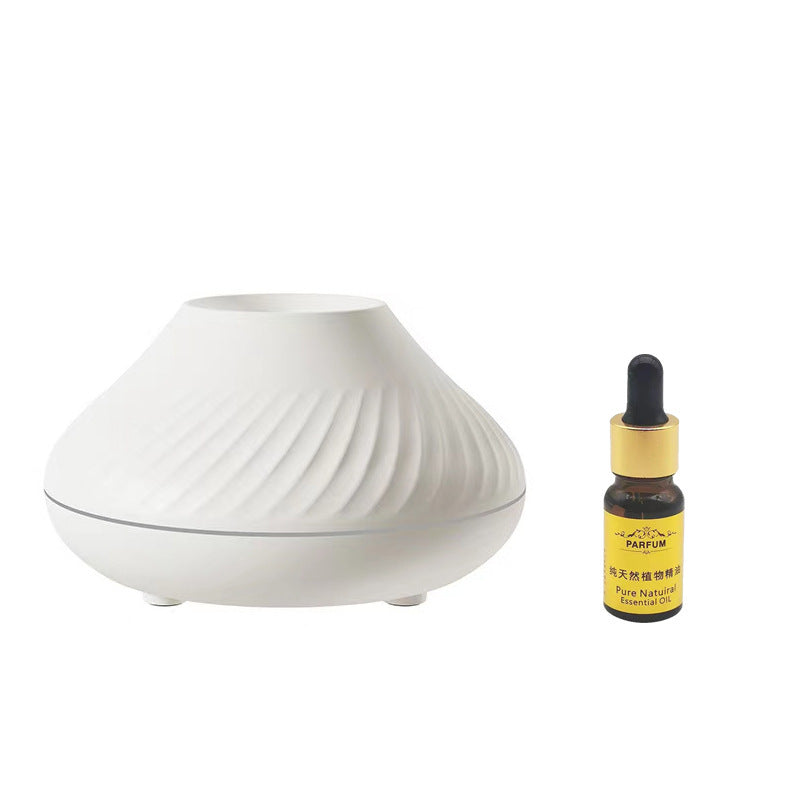 Flame Effect Essential Oil Diffuser – 130ML RGB Night Light Aroma Humidifier (USB Powered)