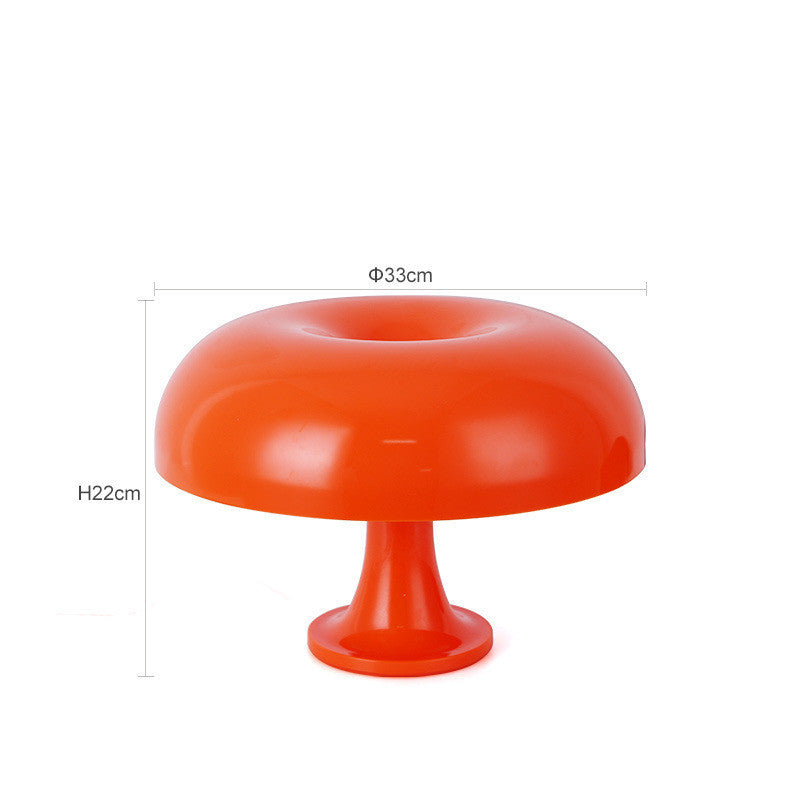 Mushroom Decorative Table Lamp – USB Powered with Stepless 3-Color Dimming for Bedroom & Living Room