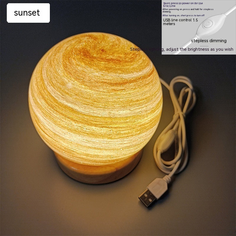 Lantern Sunset Projection Lamp – USB Powered Rainbow Atmosphere Light