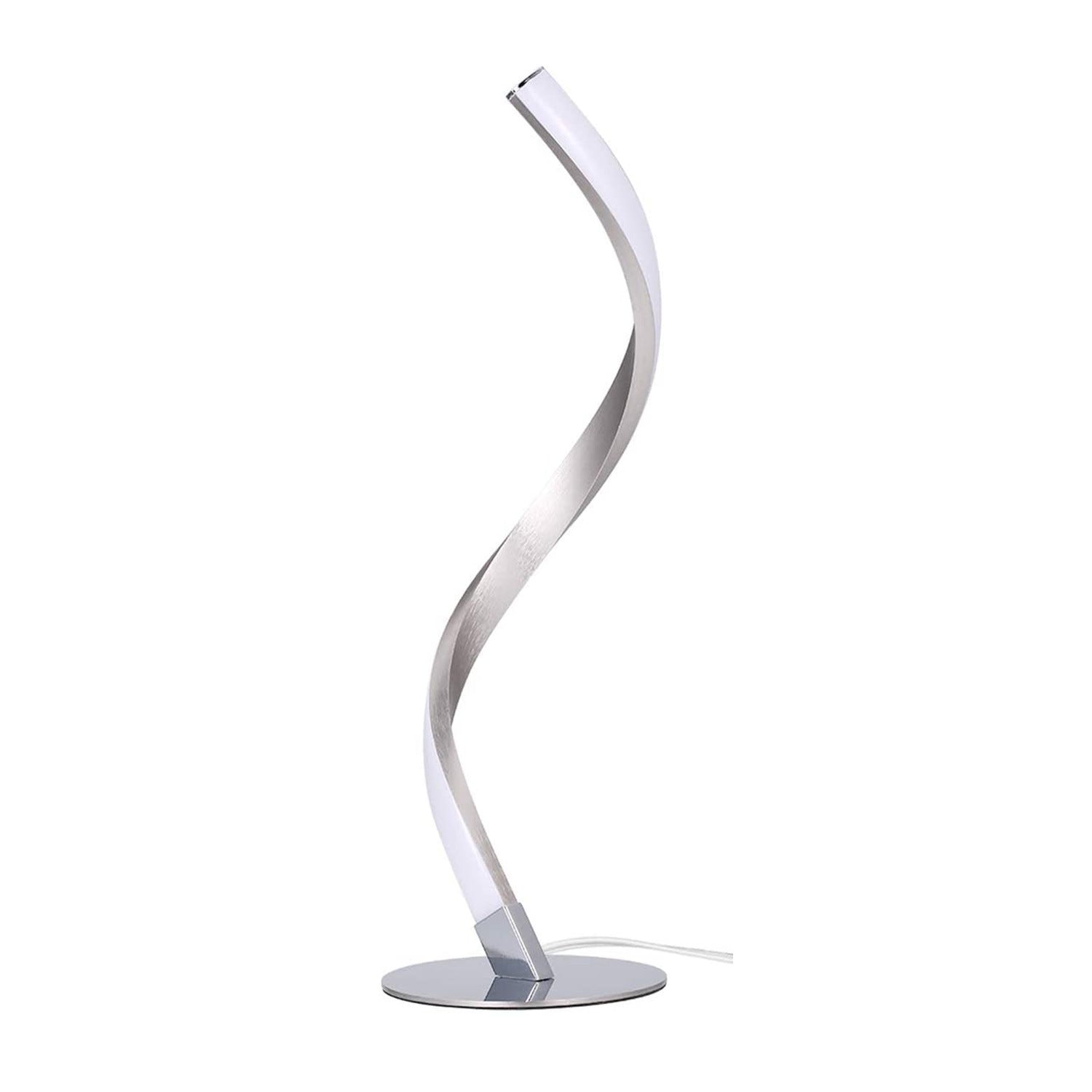 Spiral Snake LED Table Lamp – Modern Dimmable Bedside Light