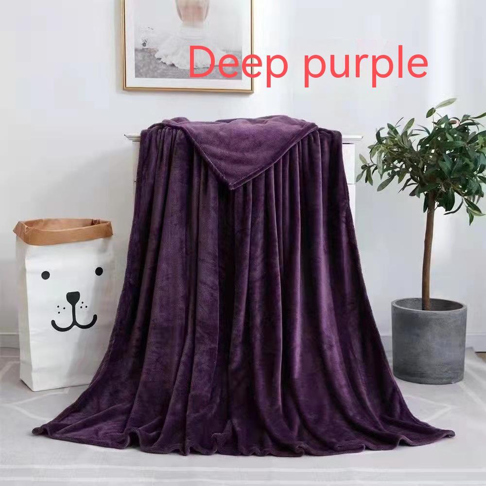 Ultra-Soft Flannel Coral Blanket – Cozy Lightweight Throw for Bed or Sofa