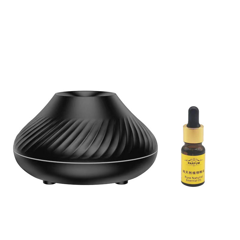 Flame Effect Essential Oil Diffuser – 130ML RGB Night Light Aroma Humidifier (USB Powered)
