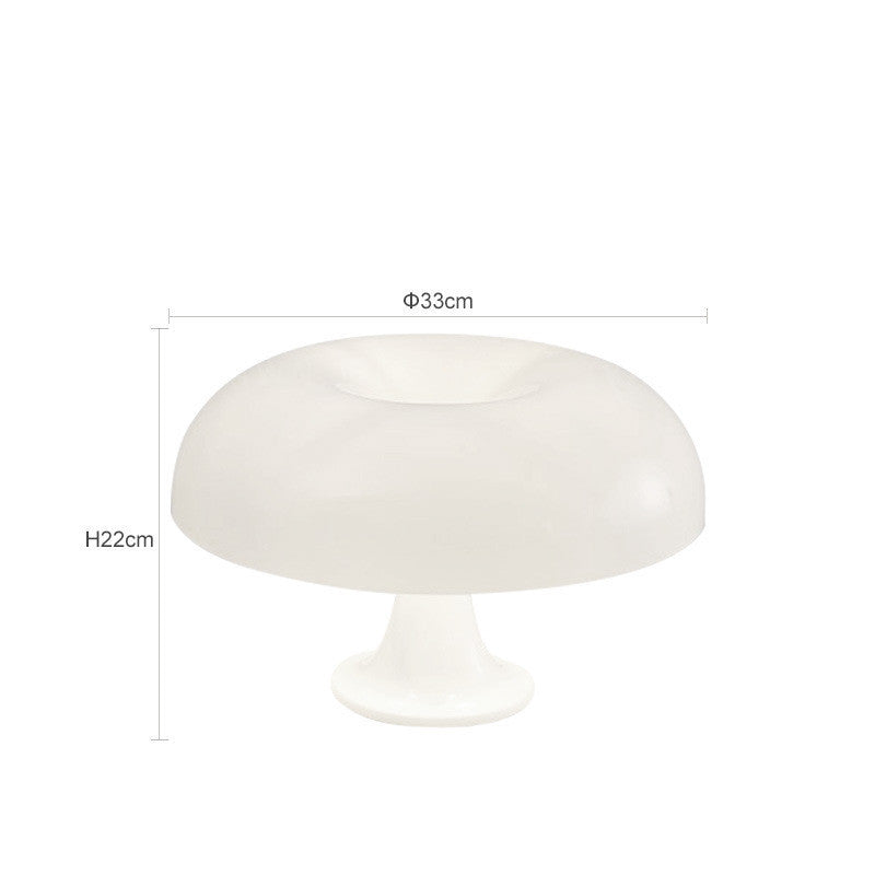 Mushroom Decorative Table Lamp – USB Powered with Stepless 3-Color Dimming for Bedroom & Living Room